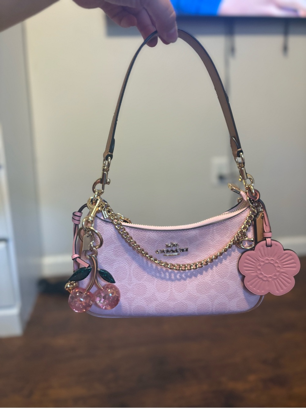 Powder Pink Terri Shoulder Bag Authentic
